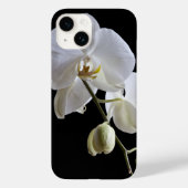 Weiße Orchidee-Blume Case-Mate iPhone Hülle (Rückseite)