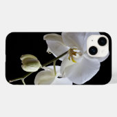 Weiße Orchidee-Blume Case-Mate iPhone Hülle (Rückseite (Horizontal))
