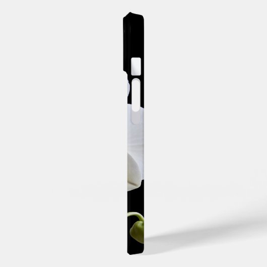 Weiße Orchidee-Blume Case-Mate iPhone Hülle (Rückseite / Links)