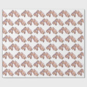 Weiße Orchidee Geschenkpapier (Flach)