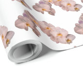 Weiße Orchidee Geschenkpapier (Rolleneckpunkt)