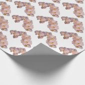 Weiße Orchidee Geschenkpapier (Ecke)
