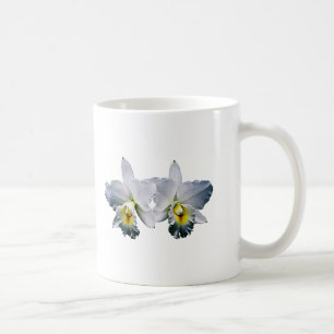Weiße Orchidee Hawaiian Wedding Song Kaffeetasse