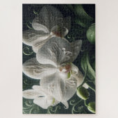 Weiße Orchidee Puzzle (Vertikal)