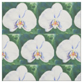 Weiße Orchidee Stoff (Muster)