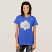 weiße Orchidee T-Shirt (Vorne ganz)