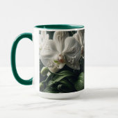 Weiße Orchidee Tasse (Links)