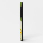 Weiße Orchideen auf grünem Hintergrund Case-Mate iPhone Hülle (Hinten/Links)