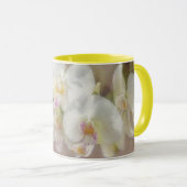 Weiße Orchideen Blume Blume Art Tasse Cup (VorderseiteRechts)