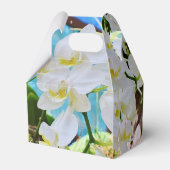 Weiße Orchideen Geschenkschachtel (Rückseite)