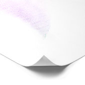 Weiße Orchideen Poster (Ecke)