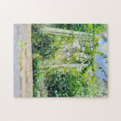 Weiße Orchideen-Rätsel Puzzle (Horizontal)