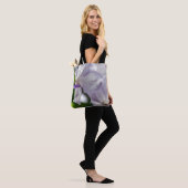 Weiße Orchideen Taschen-Tasche Tasche (Am Model)