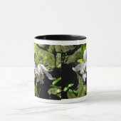 Weiße Orchideen Tasse (Zentrum)