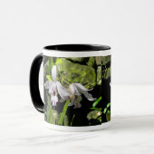 Weiße Orchideen Tasse (Vorderseite Links)