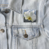 Weiße Orchideenblüte Button (Beispiel)