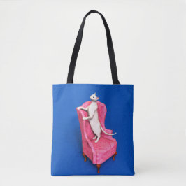 Weiße Orientalisch-Katze Tasche