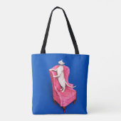 Weiße Orientalisch-Katze Tasche (Rückseite)