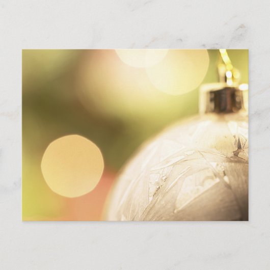 Weiße Ornamente Postkarte (Vorderseite)