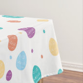 Weiße Ostereier-Muster Tischdecke (Beispiel)