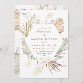 Weiße Pampas getrocknete Grasblüten Tropischer Dsc Einladung