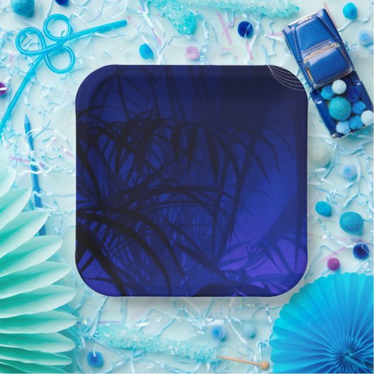 Weiße Papierplatte mit 9" Quadrat Pappteller (Party)