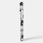 Weiße Pappchen auf der Marine Case-Mate iPhone Hülle (Rückseite / Links)