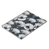 Weiße Pappchen auf der Marine Notizblock (Linke Seite)