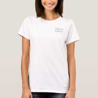 Weiße Party T-Shirt