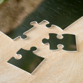 Weiße Passionsblume mit Biene, Oakland Puzzle (Seite)