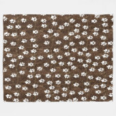 WEISSE PAWS FLEECEDECKE (Vorderseite (Horizontal))