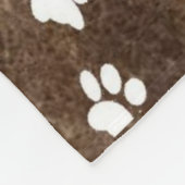 WEISSE PAWS FLEECEDECKE (Ecke)