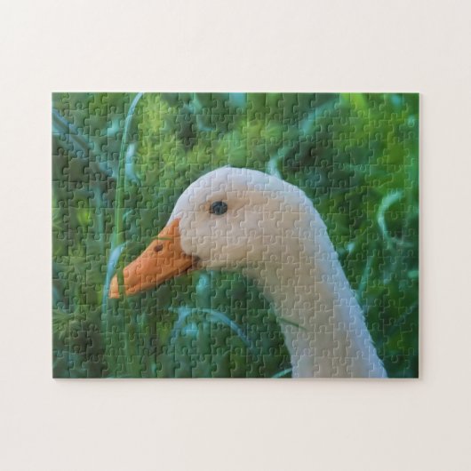 Weiße Pekin Ente Puzzle (Horizontal)