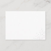 Weiße Perlen schätzen, wie viele Brautparty-Karten Begleitkarte (Rückseite)