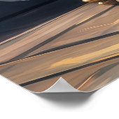 Weiße Perserkatze Poster (Ecke)