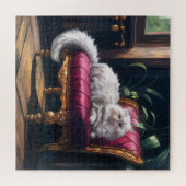Weiße Perserkatze Puzzle (Horizontal)