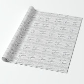 Weiße Personalisierte Imitate Geschenkpapier (Ungerollt)