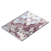 WEISSE PETALISCHE BLUME NOTIZBLOCK (Linke Seite)