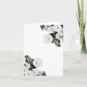 Weiße Petunia Einladung (Vorderseite)