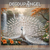 Weiße Pfaue - Entkeimung - Seidenpapier