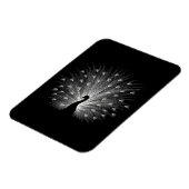 Weiße Pfaue Magnet (Linke Seite)