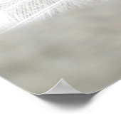 Weiße Pfaue, Phantastische Fotografie Poster (Ecke)