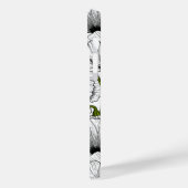 Weiße Pfeffer auf Weiß Case-Mate iPhone Hülle (Rückseite / Links)