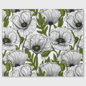 Weiße Pfeffer auf Weiß Geschenkpapier (Flach)