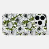 Weiße Pfeffer auf Weiß iPhone Hülle (Rückseite (Horizontal))