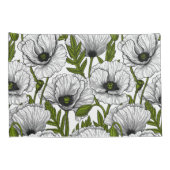 Weiße Pfeffer auf Weiß Kissenbezug (Rückseite-Rechts)