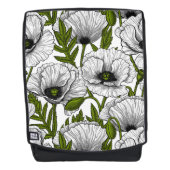 Weiße Pfeffer auf Weiß Rucksack (Vorderseite)