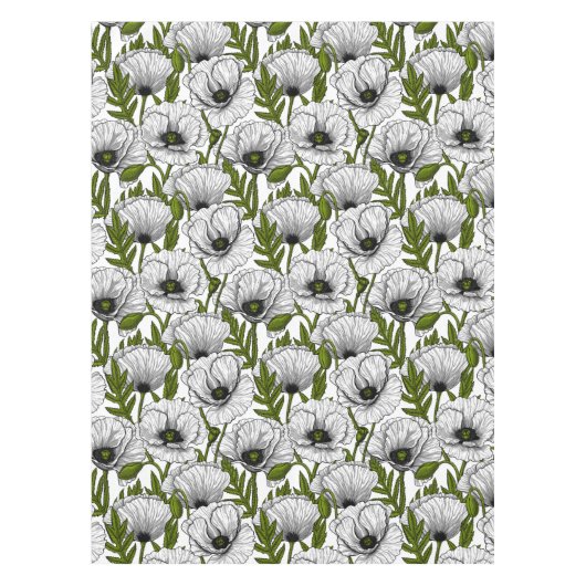 Weiße Pfeffer auf Weiß Tischdecke (Vorderseite)