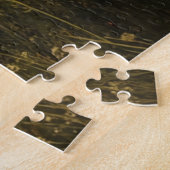 Weiße Pferde auf einem Feld Puzzle (Seite)