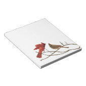 Weiße Pferde Notizblock (angewinkelt)